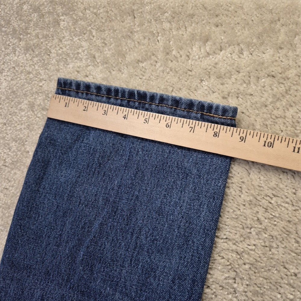 Levis 505 Jeans Mens 36/34 Classic Straight Blue USA Capsule Minimalist Casual - Picture 7 of 13